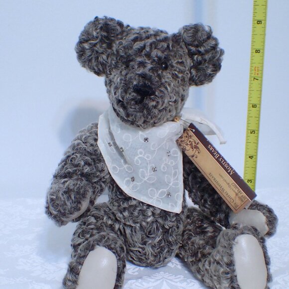 Adorable Persian Lamb Fur Teddy Bear-Handmade - Picture 6 of 10